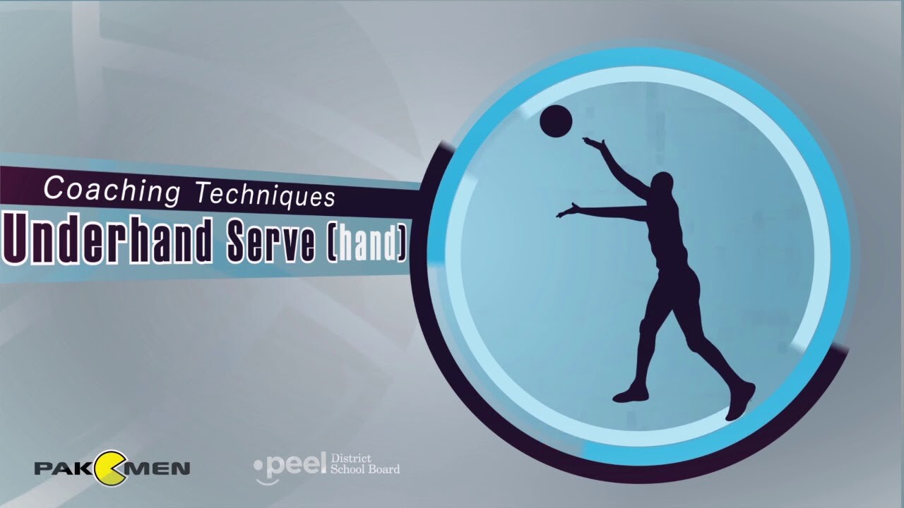underhand serve, Volleyball Serving Drills For Learning To Underhand ...
